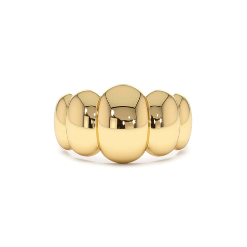 14k Bubble Dome Statement Ring by Orlina Fine