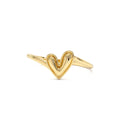 14k Gold Love Heart Ring by Orlina Fine