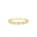 14k Plain Gold Minimalist Marquise Shape Ring by Orlina Fine