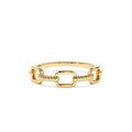 14K Twisted Unique Rope Band by Orlina Fine