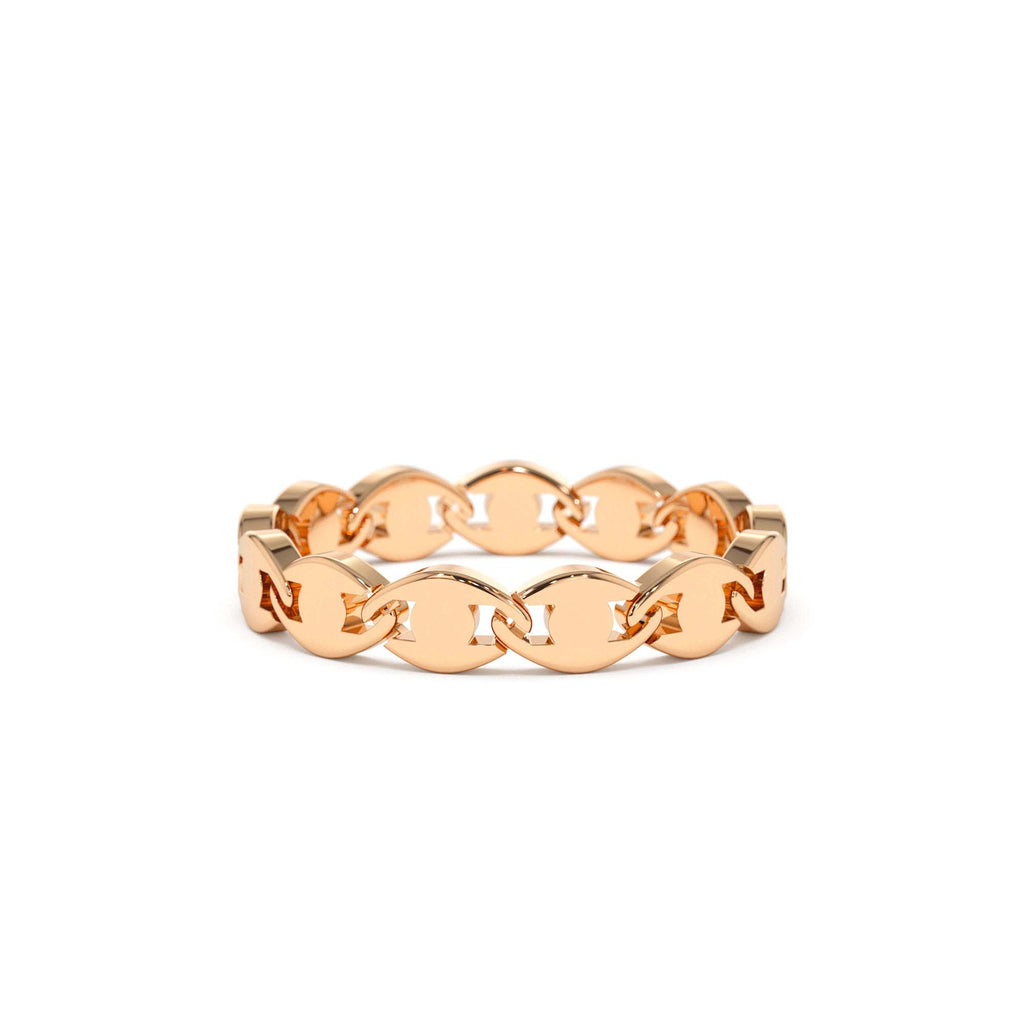 14K Chain Link Ring - view 2