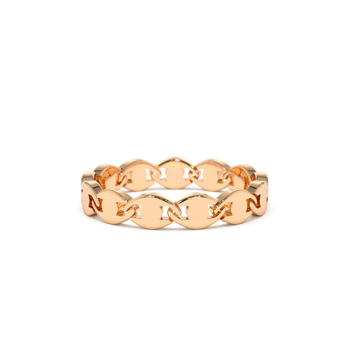 14K Chain Link Ring - view 2