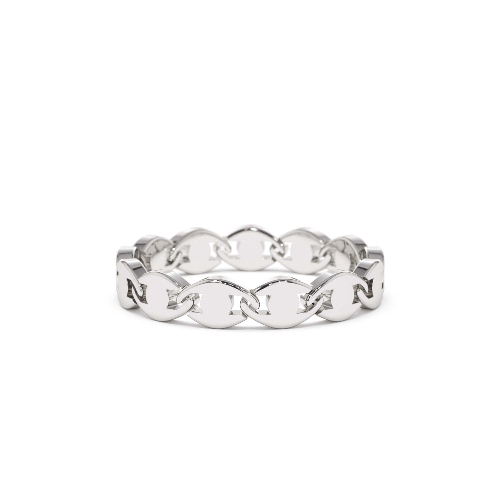 14K Chain Link Ring - view 3