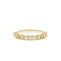 14k X O Design Diamond Wedding RIng by Orlina Fine