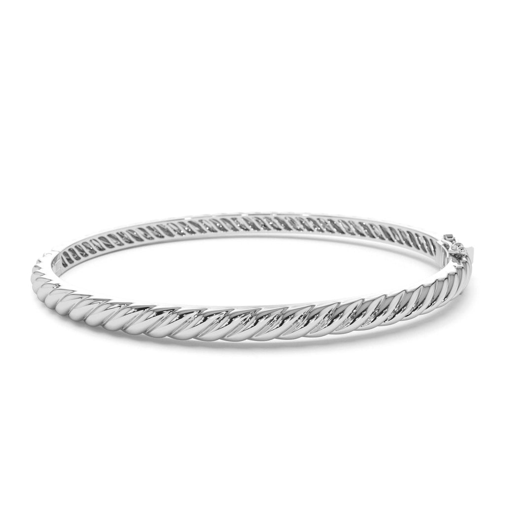 14K Baguette Diamond Bar Curb Link Bracelet - view 3