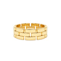 14k Wide Chain Link Ring by Orlina Fine