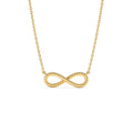 14k Twist Rope Infinity Necklace by Orlina Fine