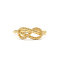 14K Twist Rope Infinity Knot Ring by Orlina Fine