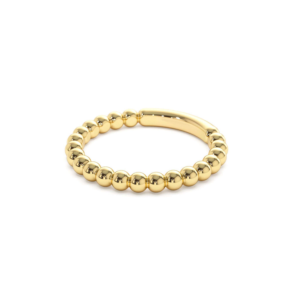14k 2.5MM Bead Ring - view 4