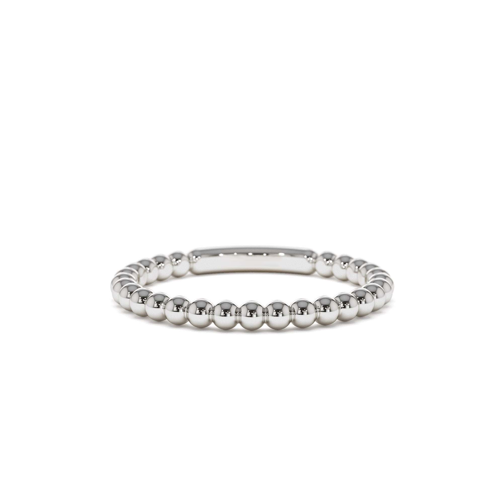 14k 2MM Bead Ring - view 3