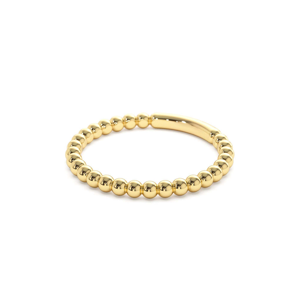 14k 2MM Bead Ring - view 4