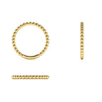 14k 2MM Bead Ring - view 5