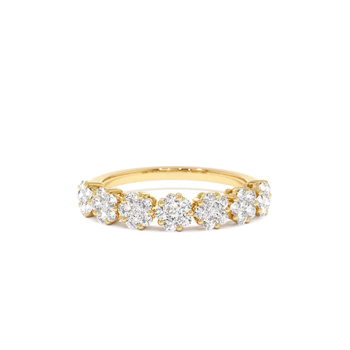 14k 0.50 ctw Illusion Setting Wedding Ring by Orlina Fine