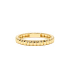 14K 2.5MM Ribbed Gold Band by Orlina Fine