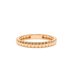 14K 2.5MM Ribbed Gold Band - view 2