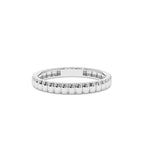14K 2.5MM Ribbed Gold Band - view 3