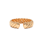 14K 5MM Rope Cuff Ring - view 2