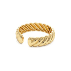 14K 5MM Rope Cuff Ring - view 4