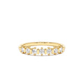 14K Round Cut 0.20 ctw Seven Stone Wedding Ring by Orlina Fine