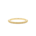 14k Beaded Wedding Band by Orlina Fine