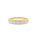 14K Baguette Diamond Wedding Ring by Orlina Fine