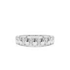 14K Alternating Diamond Bar Band - view 3