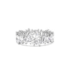 1.85 CTW Multi Shaped Lab Grown Full Eternity Diamond Wedding Ring - view 3