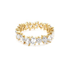 1.85 CTW Multi Shaped Lab Grown Full Eternity Diamond Wedding Ring - view 4
