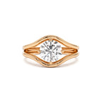 1.50 CTW 14K Split Shank Unique Round Lab Grown Diamond Engagement Ring - view 2