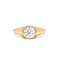 1.00 CTW 14K Round Shaped Lab Grown Diamond Ring by Orlina Fine