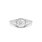 1.00 CTW 14K Round Shaped Lab Grown Diamond Ring - view 2