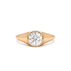 1.00 CTW 14K Round Shaped Lab Grown Diamond Ring - view 3