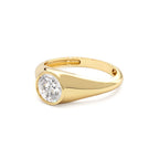 1.00 CTW 14K Round Shaped Lab Grown Diamond Ring - view 4