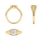 1.00 CTW 14K Round Shaped Lab Grown Diamond Ring - view 5