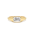 1.00 ctw 14k Emerald Cut Lab Grown Diamond Ring by Orlina Fine