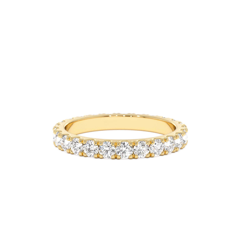 1.25 CTW 14K Pave Setting Full Eternity Lab Grown Diamond Ring by Orlina Fine