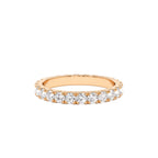 1.25 CTW 14K Pave Setting Full Eternity Lab Grown Diamond Ring - view 2