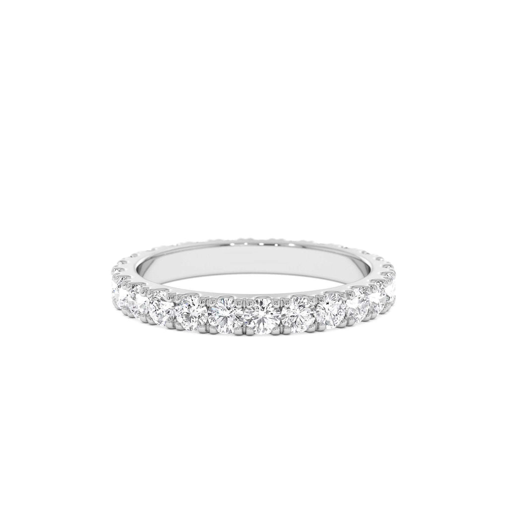 1.25 CTW 14K Pave Setting Full Eternity Lab Grown Diamond Ring - view 3