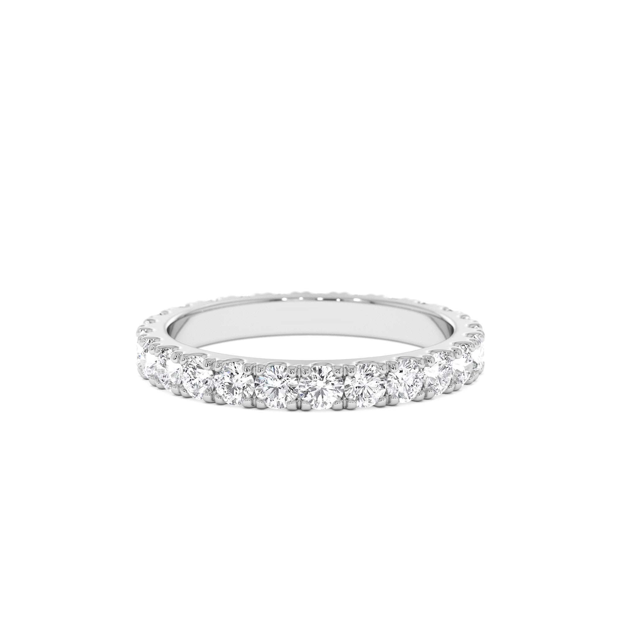 1.25 CTW 14K Pave Setting Full Eternity Lab Grown Diamond Ring - view 3