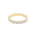 1.25 CTW 14K Pave Setting Full Eternity Lab Grown Diamond Ring - view 4