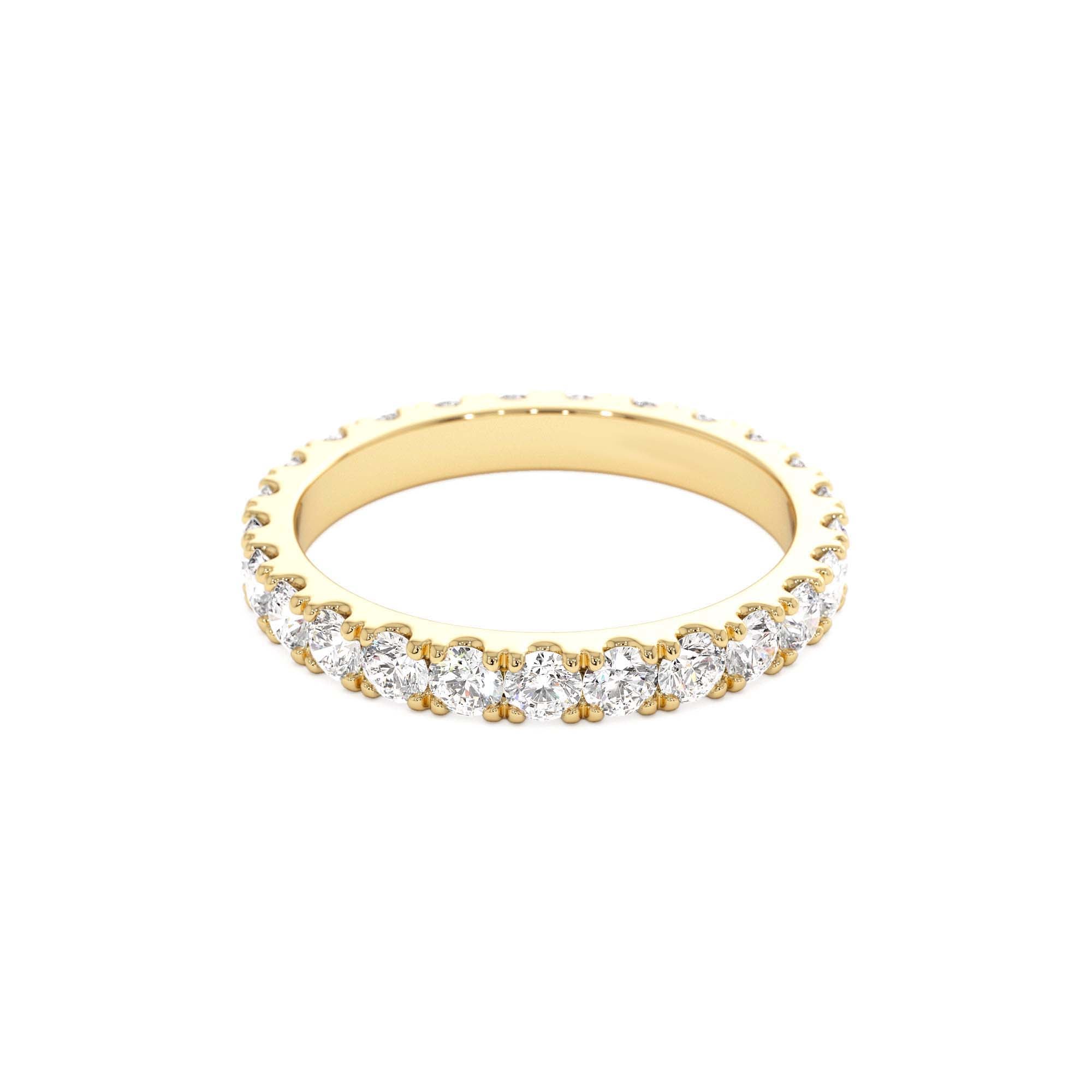 1.25 CTW 14K Pave Setting Full Eternity Lab Grown Diamond Ring - view 4