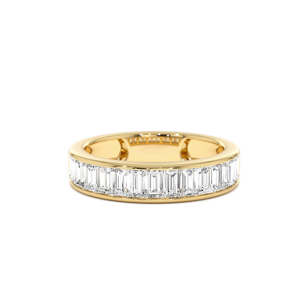 1.55 ctw 14k Channel Setting Baguette Lab Grown Diamond Anniversary Ring by Orlina Fine