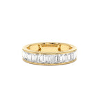 1.55 CTW 14K Channel Setting Baguette Lab Grown Diamond Anniversary Ring by Orlina Fine