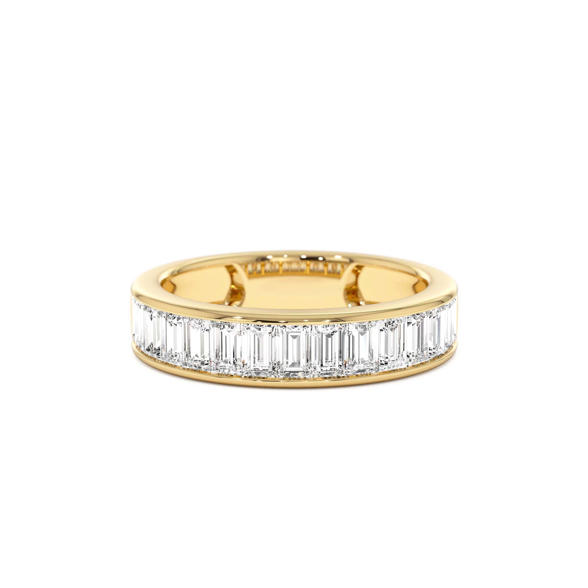 1.55 CTW 14K Channel Setting Baguette Lab Grown Diamond Anniversary Ring by Orlina Fine