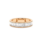 1.55 CTW 14K Channel Setting Baguette Lab Grown Diamond Anniversary Ring - view 2
