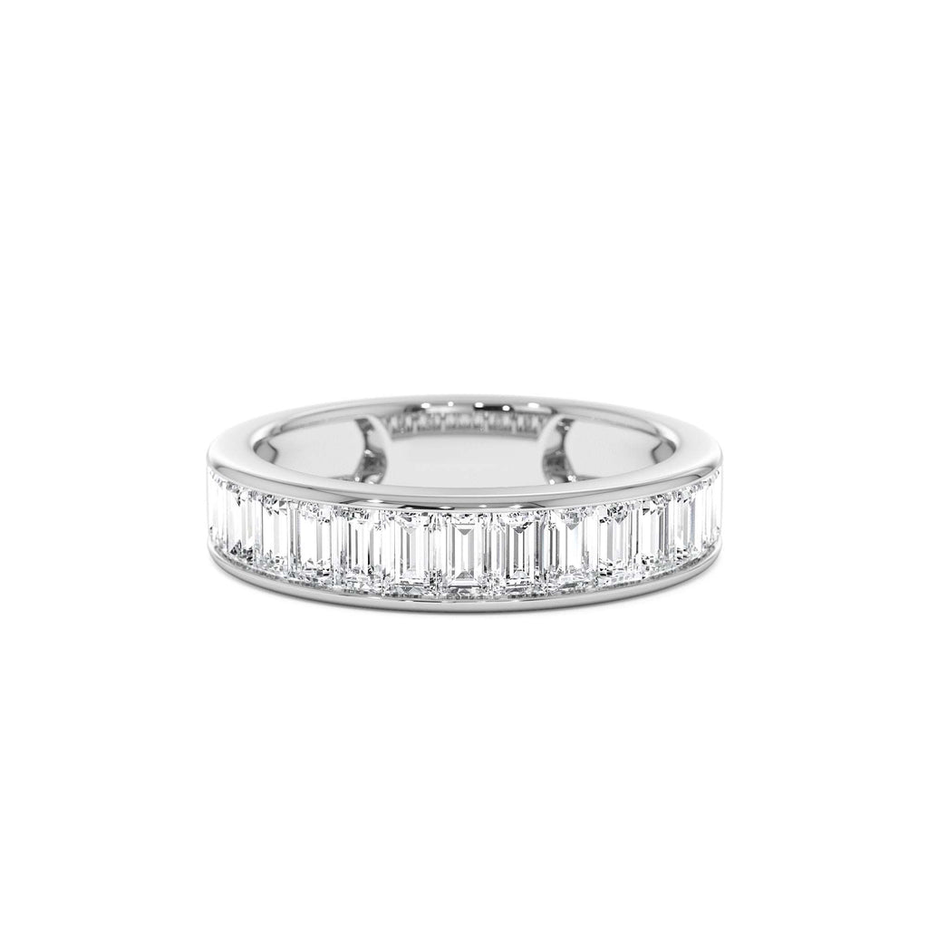 1.55 ctw 14k Channel Setting Baguette Lab Grown Diamond Anniversary Ring - view 3