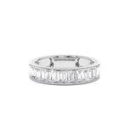 1.55 CTW 14K Channel Setting Baguette Lab Grown Diamond Anniversary Ring - view 3