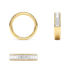 1.55 CTW 14K Channel Setting Baguette Lab Grown Diamond Anniversary Ring - view 5