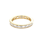 1.6 CTW 14K East to West Setting Full Eternity Baguette Lab Grown Diamond Ring - view 4
