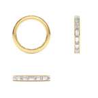1.6 CTW 14K East to West Setting Full Eternity Baguette Lab Grown Diamond Ring - view 5